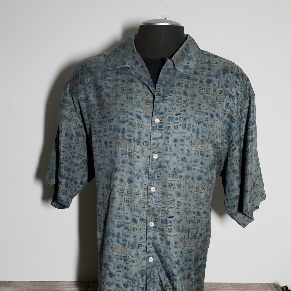 🔔BUNKA & BIBAS silk Men's Dress Shirt